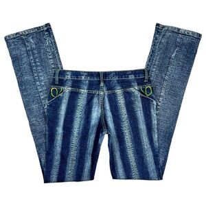 Y2K Crest Low Rise Jeans